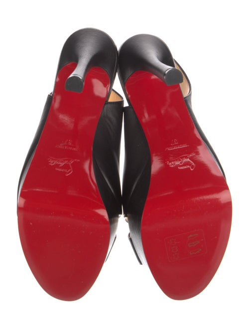 Christian Louboutin Leather Slingback Pumps
