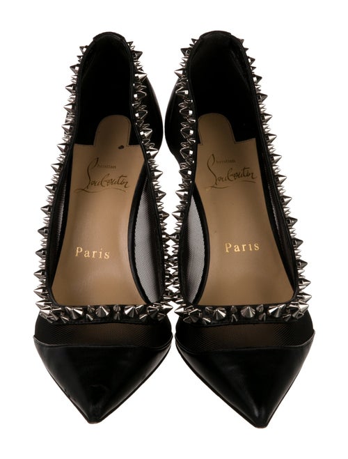 Christian Louboutin Galativi Spikes 85 Nappa Spike Accents Pumps