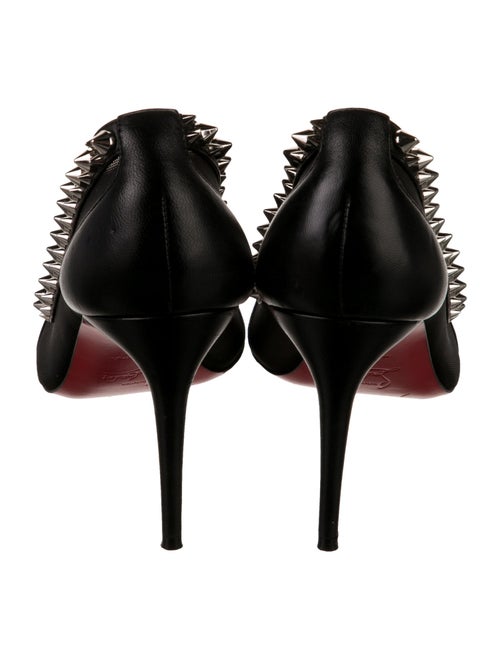 Christian Louboutin Galativi Spikes 85 Nappa Spike Accents Pumps