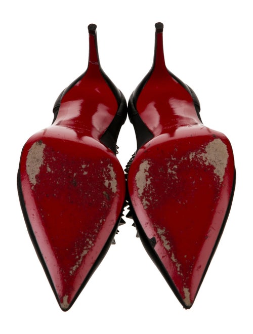 Christian Louboutin Galativi Spikes 85 Nappa Spike Accents Pumps