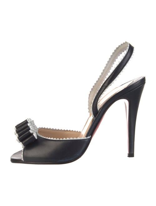 Christian Louboutin Leather Slingback Sandals