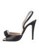 Christian Louboutin Leather Slingback Sandals