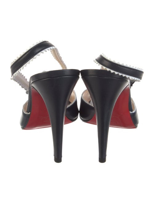 Christian Louboutin Leather Slingback Sandals
