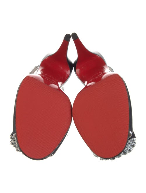 Christian Louboutin Leather Slingback Sandals