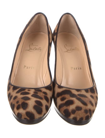 Christian Louboutin Ponyhair Animal Print Pumps