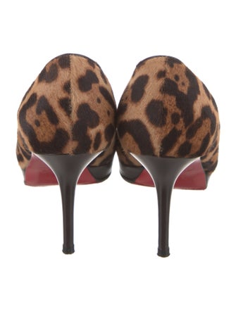 Christian Louboutin Ponyhair Animal Print Pumps