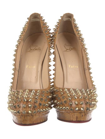 Christian Louboutin Spike Accents Studded Accents Pumps