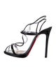 Christian Louboutin Patent Leather T-Strap Pumps