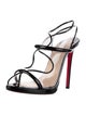 Christian Louboutin Patent Leather T-Strap Pumps