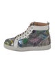 Christian Louboutin Rockstud Spike Sequins Sneakers