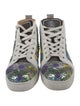 Christian Louboutin Rockstud Spike Sequins Sneakers