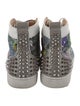 Christian Louboutin Rockstud Spike Sequins Sneakers