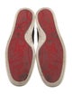 Christian Louboutin Leather Grosgrain Trim Sneakers