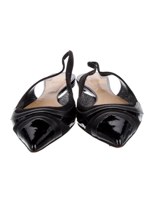 Christian Louboutin Patent Leather Slingback Flats