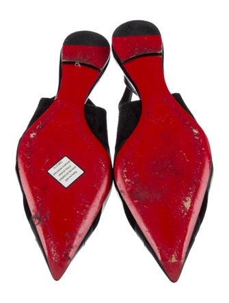 Christian Louboutin Patent Leather Slingback Flats