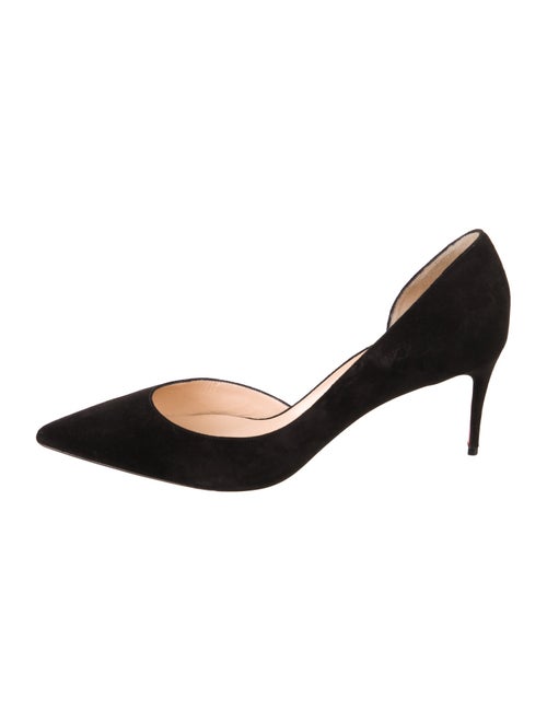 Christian Louboutin Suede D'Orsay Pumps