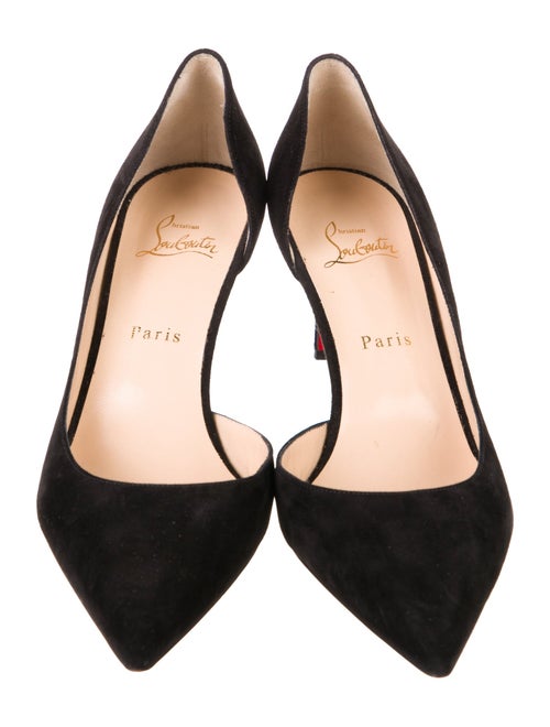Christian Louboutin Suede D'Orsay Pumps