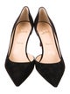 Christian Louboutin Suede D'Orsay Pumps