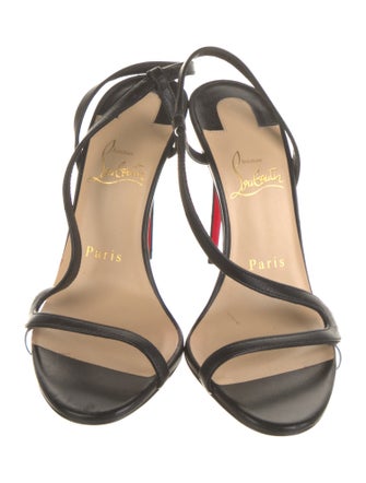 Christian Louboutin Leather Slingback Sandals