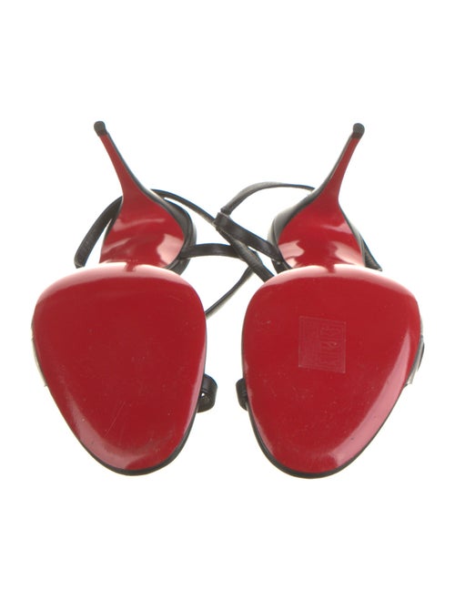 Christian Louboutin Leather Slingback Sandals