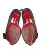 Christian Louboutin Suede Bow Accents Pumps