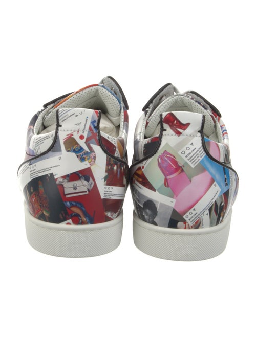 Christian Louboutin Leather Printed Sneakers