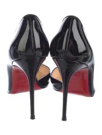 Christian Louboutin Patent Leather D'Orsay Pumps