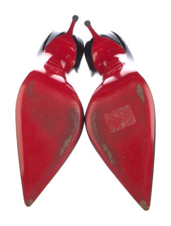 Christian Louboutin Patent Leather D'Orsay Pumps
