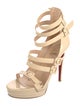 Christian Louboutin Patent Leather Gladiator Sandals