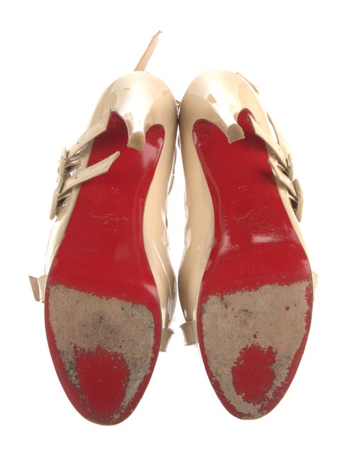 Christian Louboutin Patent Leather Gladiator Sandals