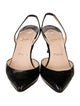 Christian Louboutin Patent Leather Slingback Pumps