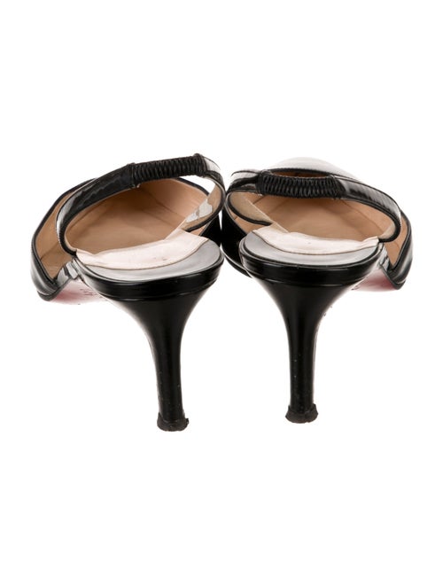 Christian Louboutin Patent Leather Slingback Pumps