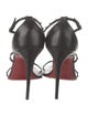 Christian Louboutin Leather Studded Accents Slingback Sandals