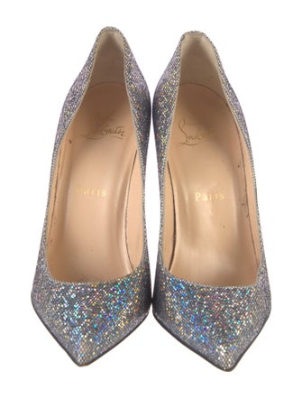Christian Louboutin Glitter Glitter Accents Pumps