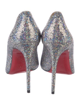 Christian Louboutin Glitter Glitter Accents Pumps