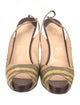Christian Louboutin Animal Print Slingback Sandals