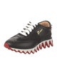 Christian Louboutin Spike Accents Leather Sneakers