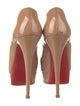 Christian Louboutin Lady Peep 150 Patent Patent Leather Pumps