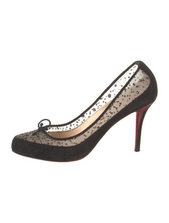 Christian Louboutin Mesh Mesh Accents Pumps