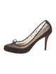 Christian Louboutin Mesh Mesh Accents Pumps