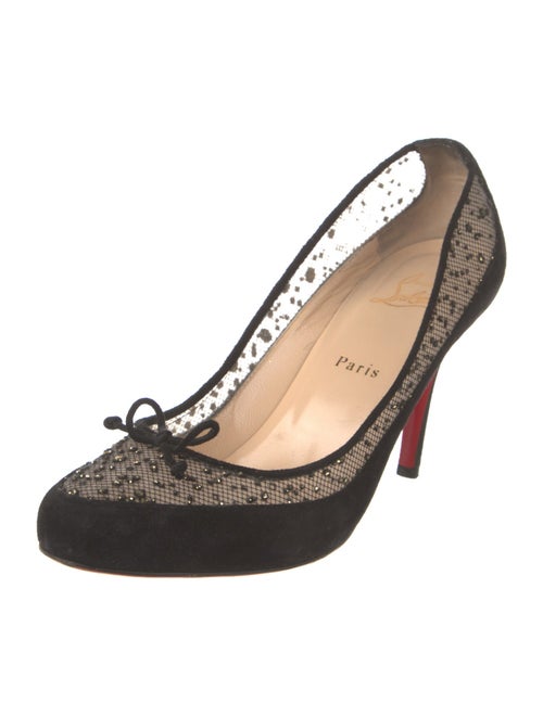 Christian Louboutin Mesh Mesh Accents Pumps