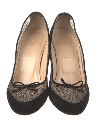 Christian Louboutin Mesh Mesh Accents Pumps