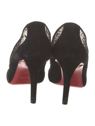 Christian Louboutin Mesh Mesh Accents Pumps