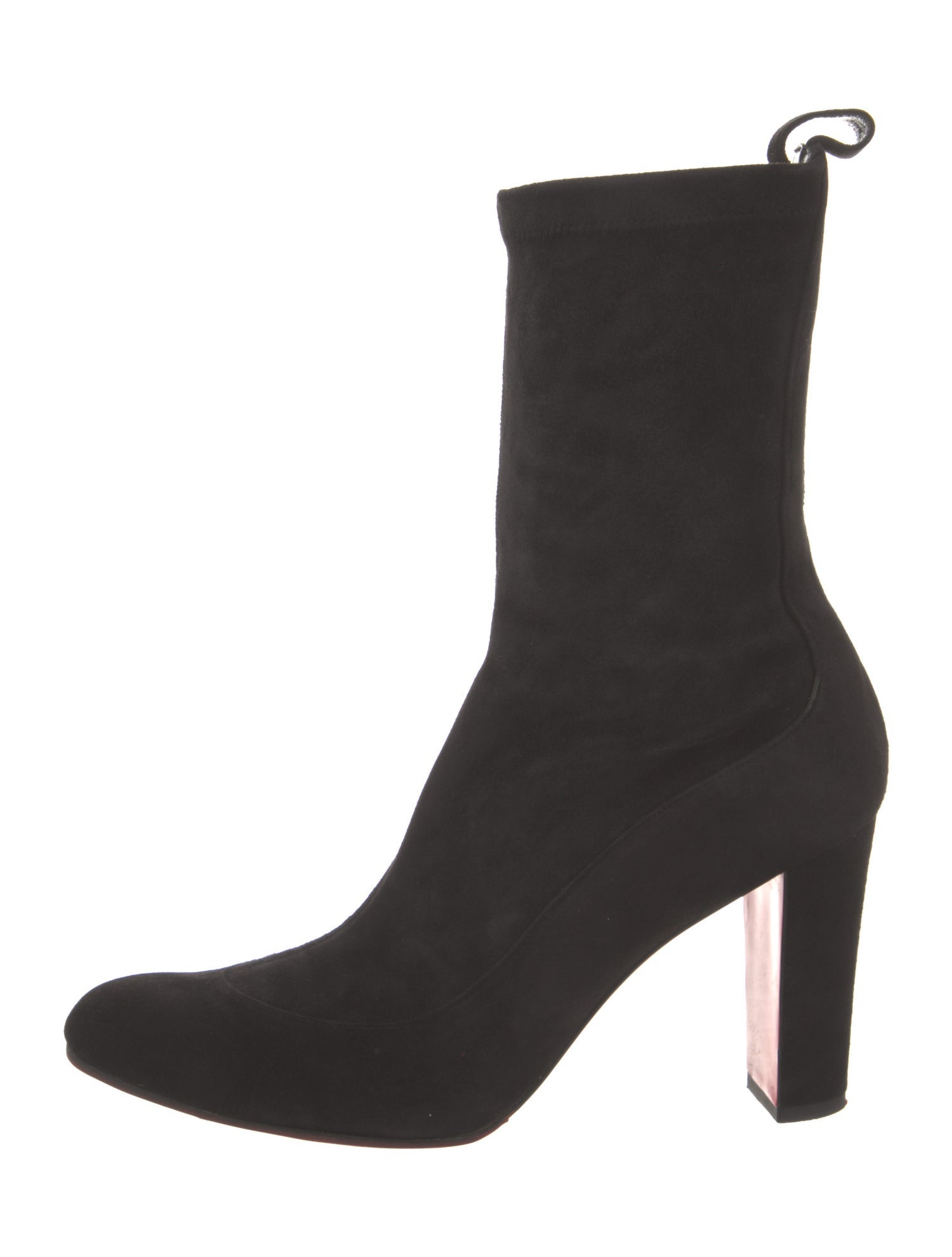 Christian Louboutin Gena Bootie 85 Veau Velours Suede Sock Boots