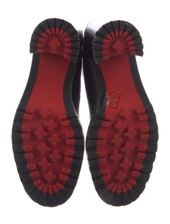 Christian Louboutin Spike Accents Leather Boots