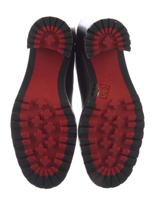 Christian Louboutin Spike Accents Leather Boots