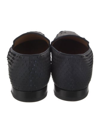 Christian Louboutin Python Loafers