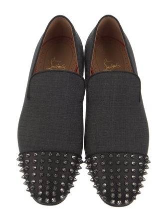 Christian Louboutin Spike Accents Studded Accents Loafers