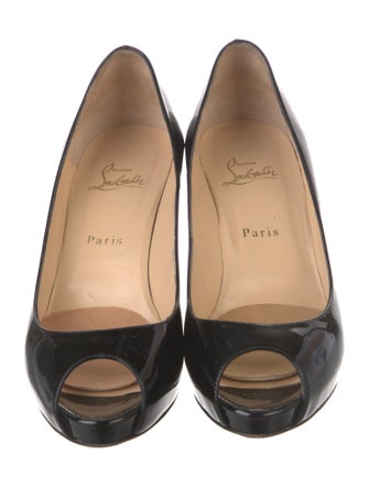 Christian Louboutin No Matter 85 Patent Leather Pumps