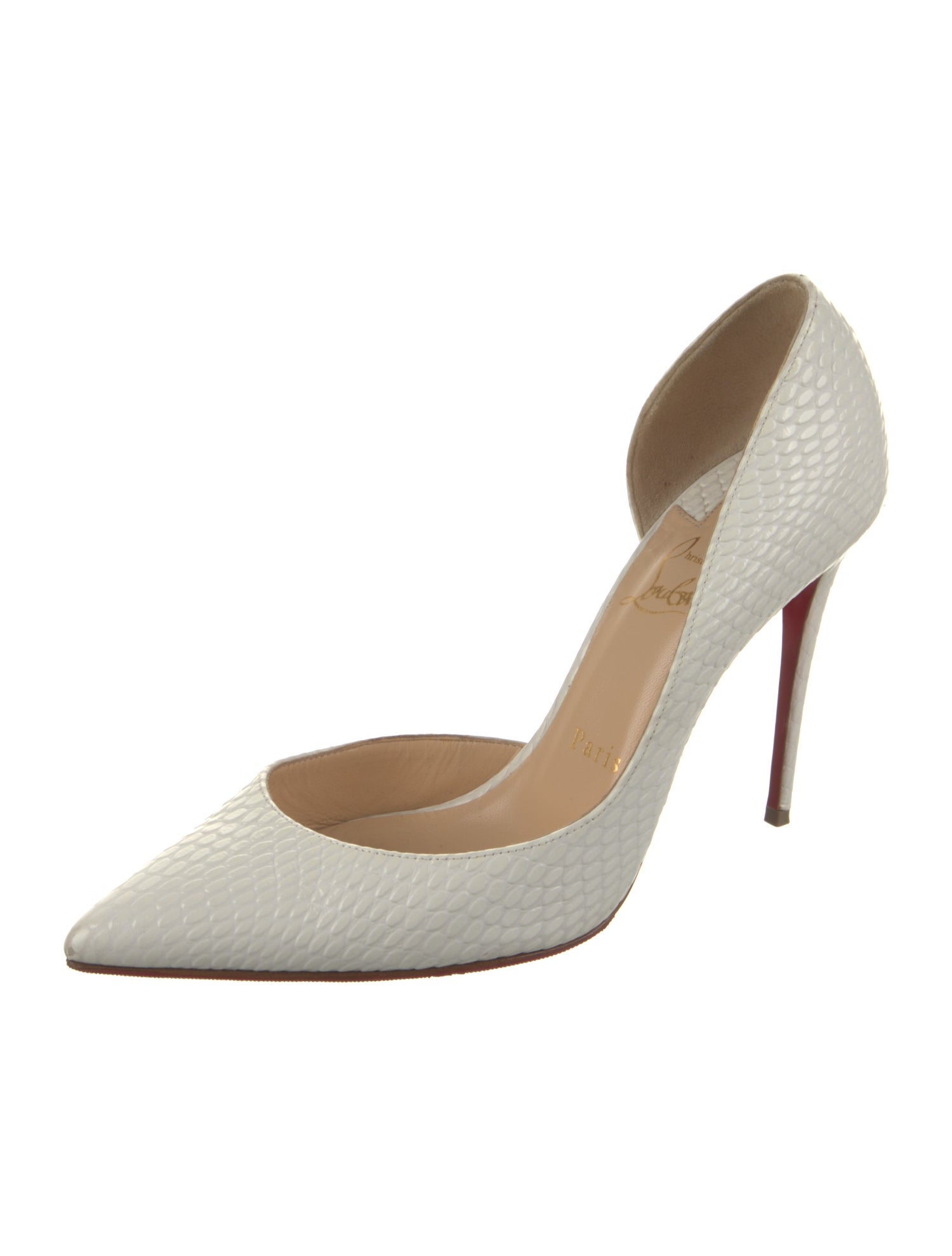 Christian Louboutin Leather D'Orsay Pumps